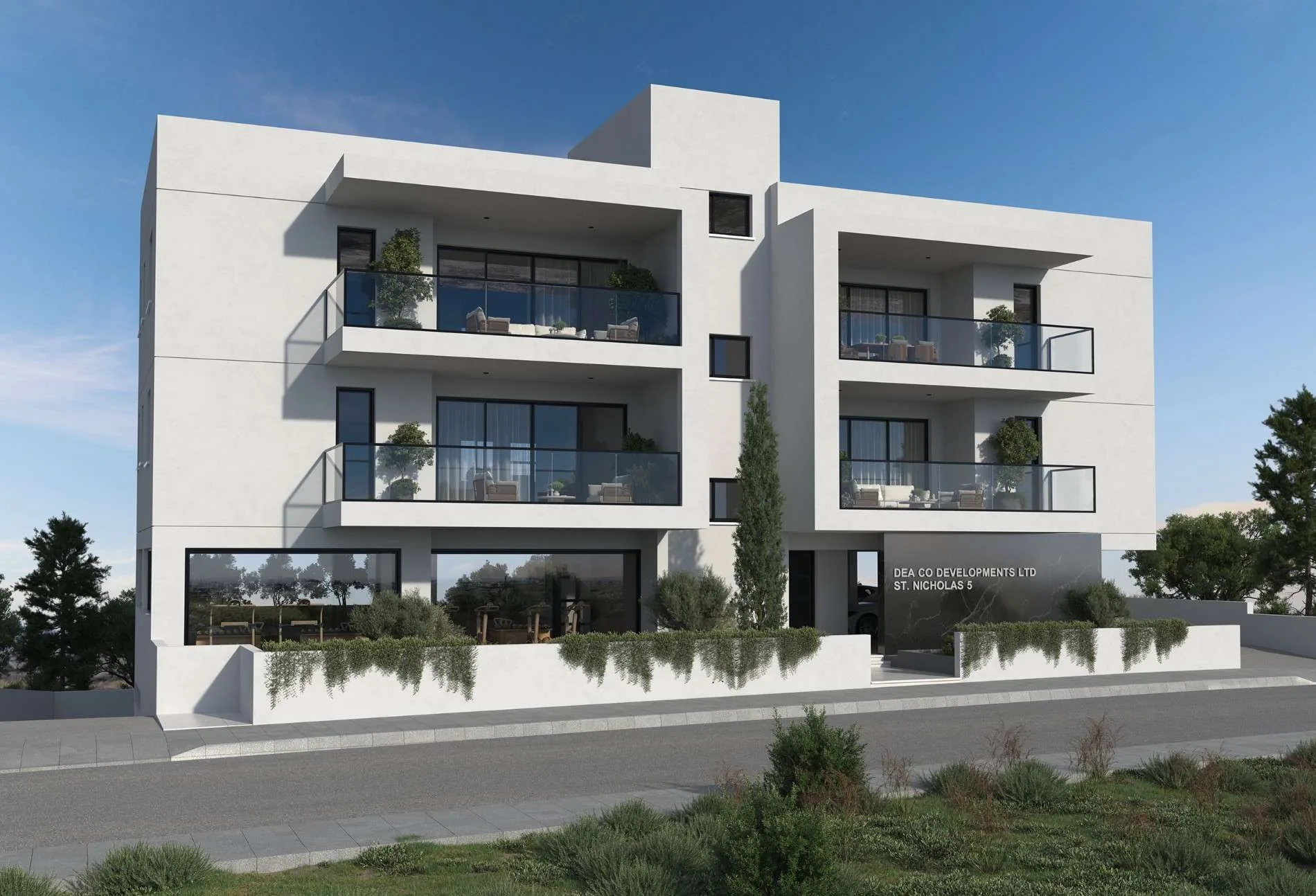 Saint Nicholas 5, luxury 4-bedroom apartments under construction in Oroklini, Cyprus